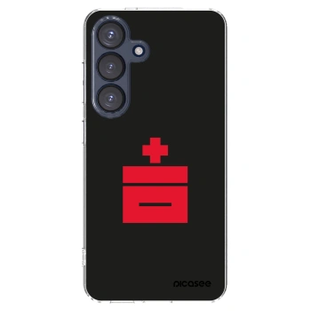 Picasee silikonový průhledný obal pro Samsung Galaxy S25 5G - Le Plastenciaga