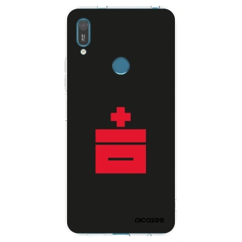 Picasee silikonový průhledný obal pro Huawei Y7 2019 - Le Plastenciaga