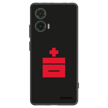 Picasee silikonový černý obal pro Motorola Moto G35 5G - Le Plastenciaga