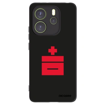 Picasee silikonový černý obal pro Xiaomi Redmi Note 14 4G - Le Plastenciaga