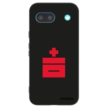 Picasee silikonový černý obal pro Google Pixel 8a - Le Plastenciaga