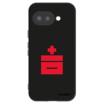 Picasee silikonový černý obal pro Google Pixel 9a - Le Plastenciaga
