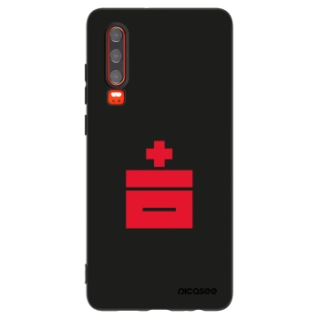 Picasee silikonový černý obal pro Huawei P30 - Le Plastenciaga