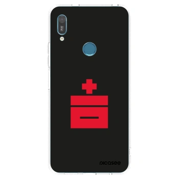 Picasee silikonový průhledný obal pro Huawei Y6 2019 - Le Plastenciaga