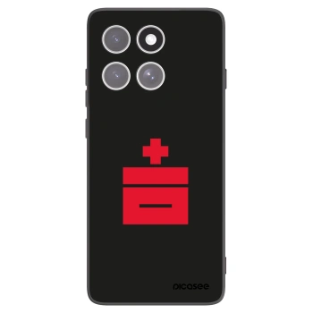 Picasee silikonový černý obal pro Motorola Edge 60 Fusion - Le Plastenciaga