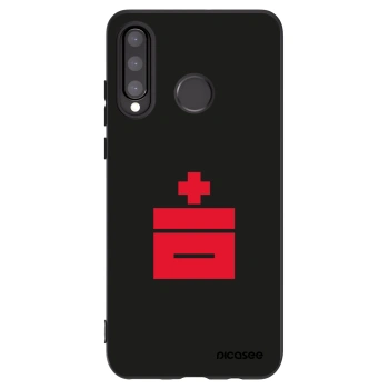 Picasee silikonový černý obal pro Huawei P30 Lite - Le Plastenciaga