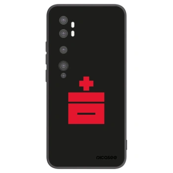 Picasee silikonový černý obal pro Xiaomi Mi Note 10 (Pro) - Le Plastenciaga