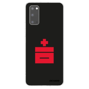 Picasee silikonový průhledný obal pro Samsung Galaxy S20 G980F - Le Plastenciaga