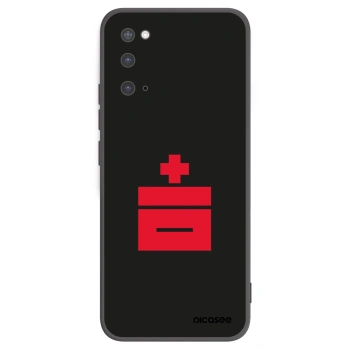 Picasee silikonový černý obal pro Samsung Galaxy S20 G980F - Le Plastenciaga