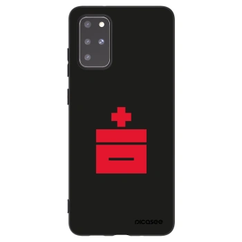 Picasee silikonový černý obal pro Samsung Galaxy S20+ G985F - Le Plastenciaga