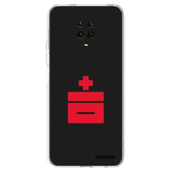 Picasee silikonový průhledný obal pro Xiaomi Redmi Note 9 Pro - Le Plastenciaga