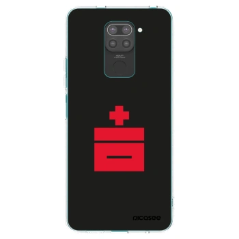 Picasee silikonový černý obal pro Xiaomi Redmi Note 9 - Le Plastenciaga