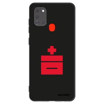 Picasee silikonový černý obal pro Samsung Galaxy A21s - Le Plastenciaga