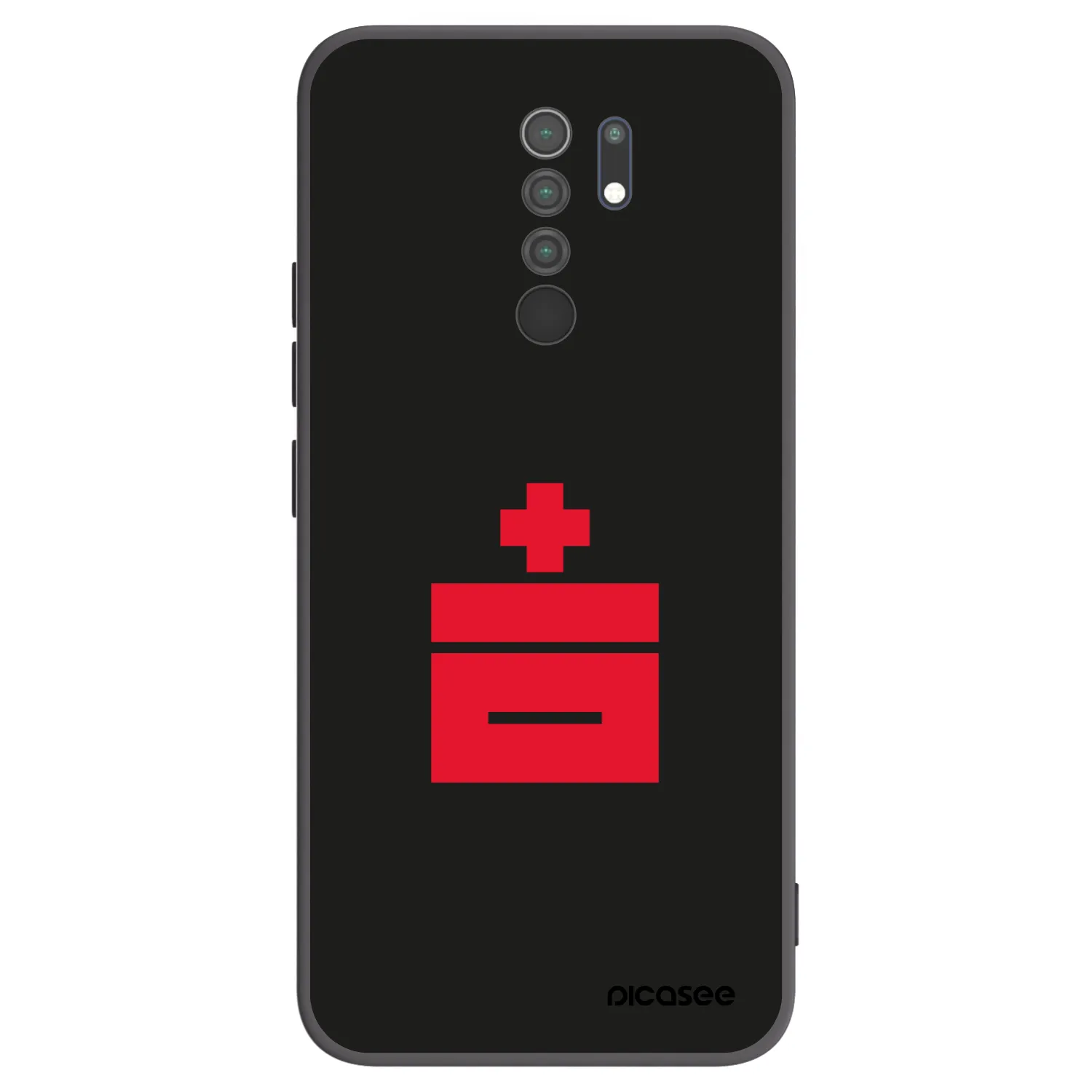 Picasee silikonový černý obal pro Xiaomi Redmi 9 - Le Plastenciaga