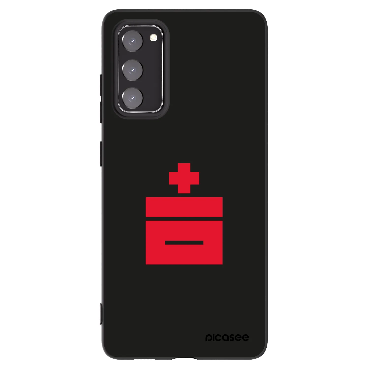 Picasee silikonový černý obal pro Samsung Galaxy S20 FE - Le Plastenciaga