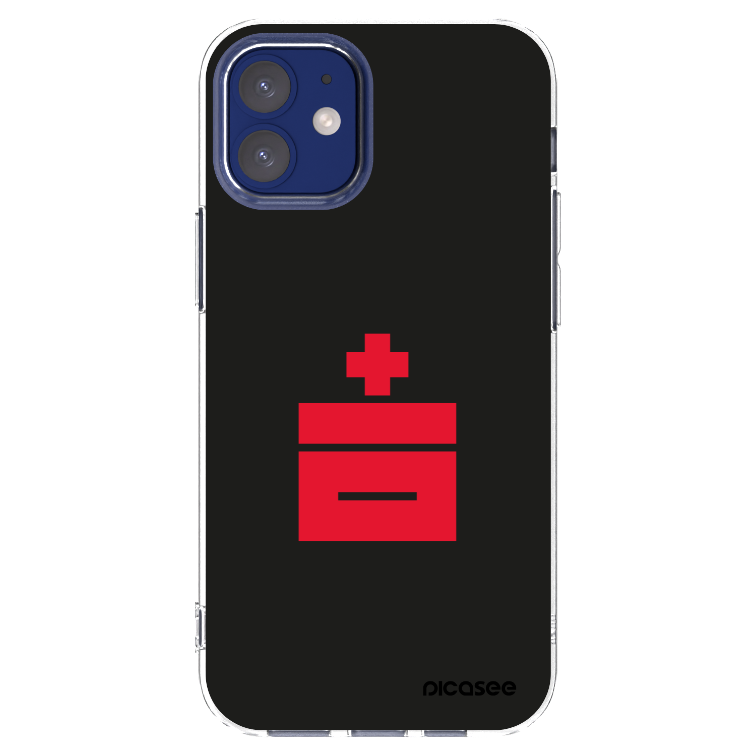 Picasee silikonový průhledný obal pro Apple iPhone 12 mini - Le Plastenciaga