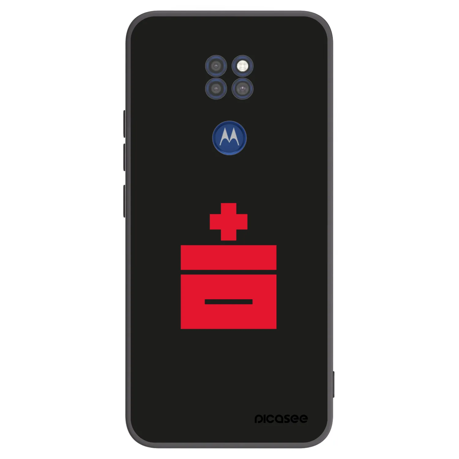 Picasee silikonový černý obal pro Motorola Moto G9 Play - Le Plastenciaga