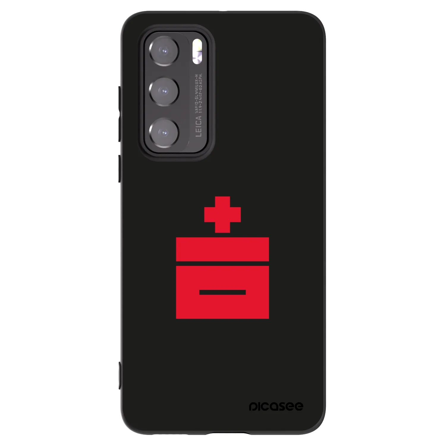 Picasee silikonový černý obal pro Huawei P40 - Le Plastenciaga