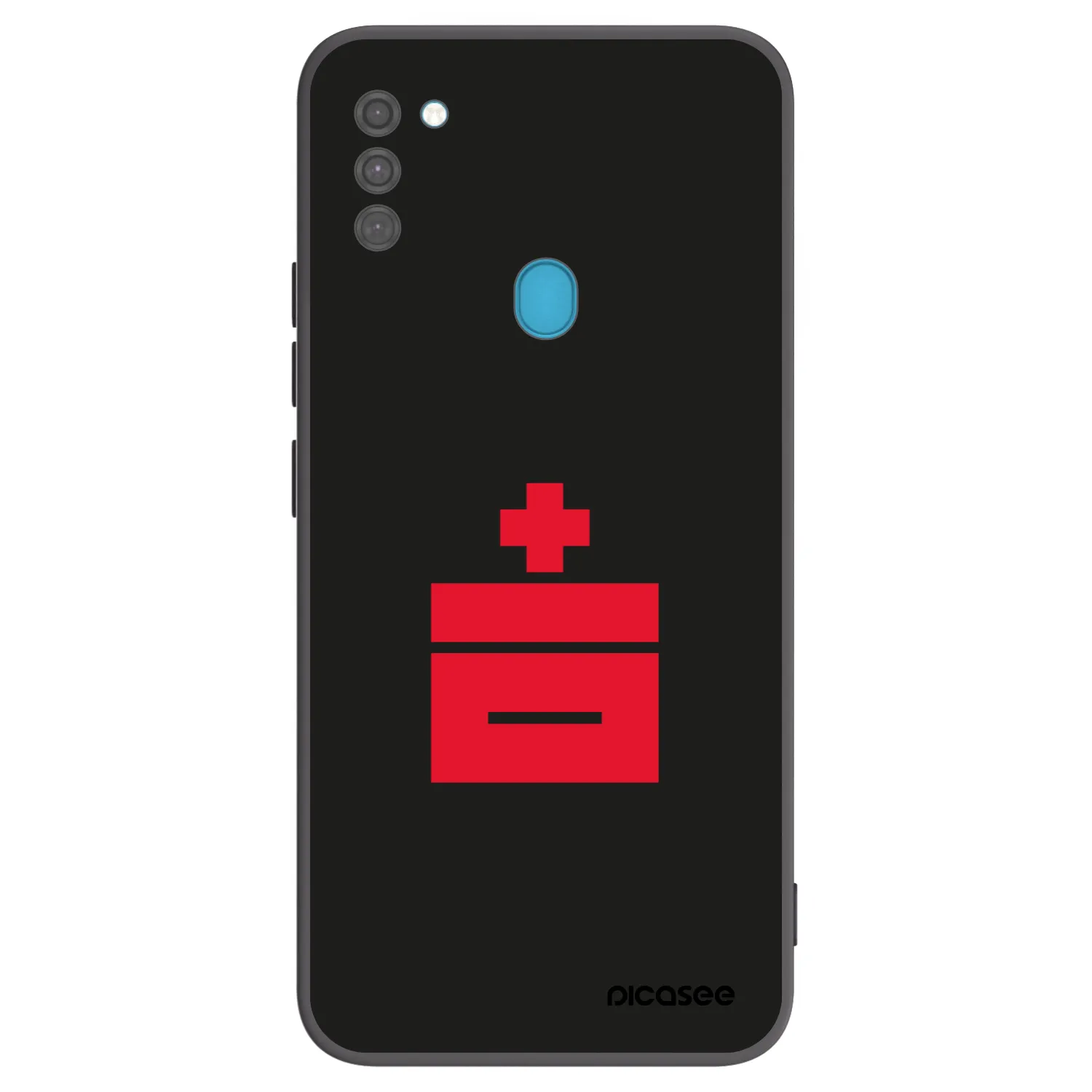 Picasee silikonový černý obal pro Samsung Galaxy M11 - Le Plastenciaga