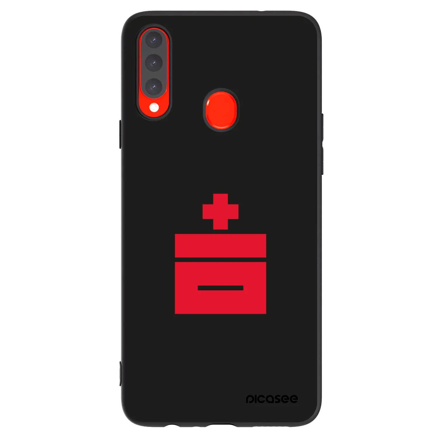 Picasee silikonový černý obal pro Samsung Galaxy A20s - Le Plastenciaga