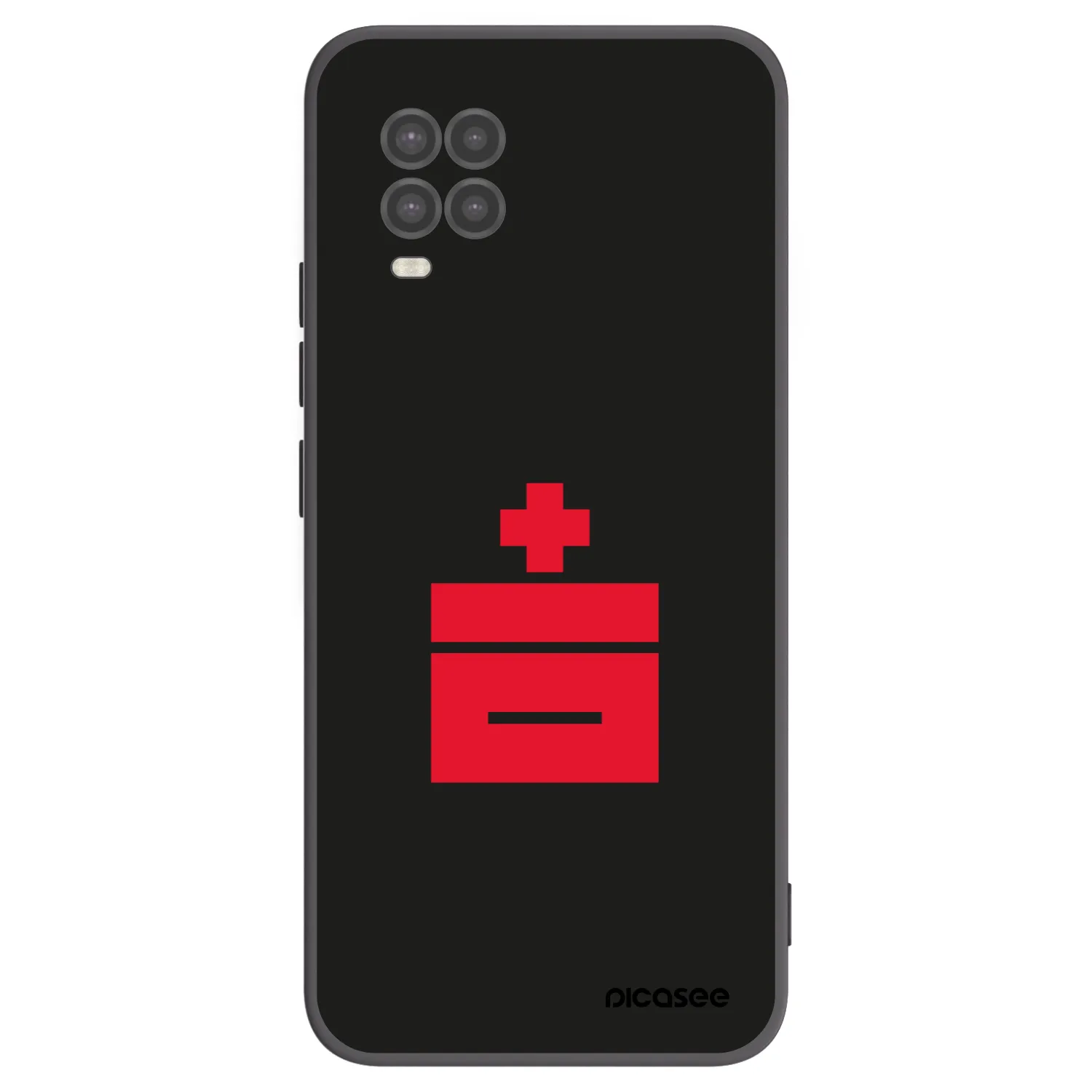 Picasee silikonový černý obal pro Xiaomi Mi 10 Lite - Le Plastenciaga