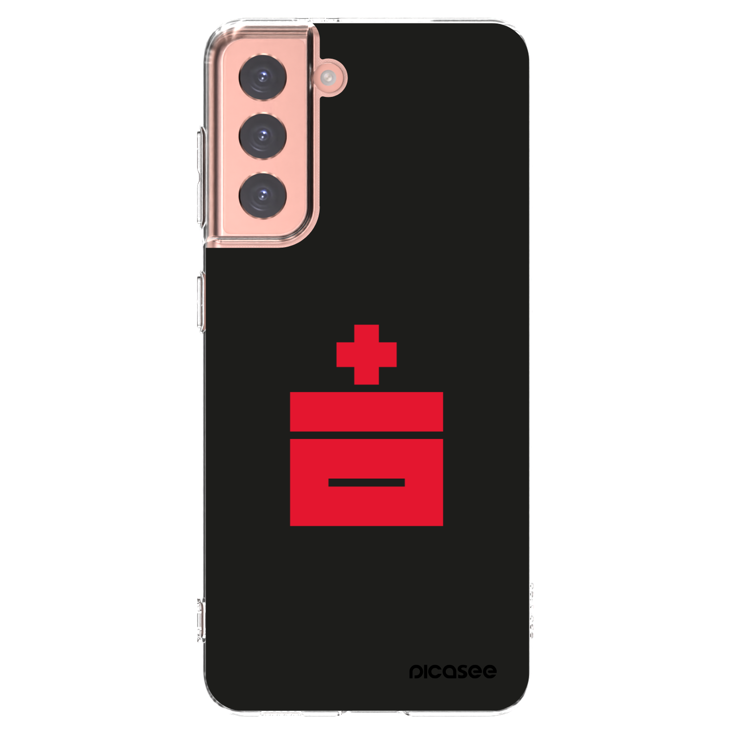 Picasee silikonový průhledný obal pro Samsung Galaxy S21 5G G991B - Le Plastenciaga
