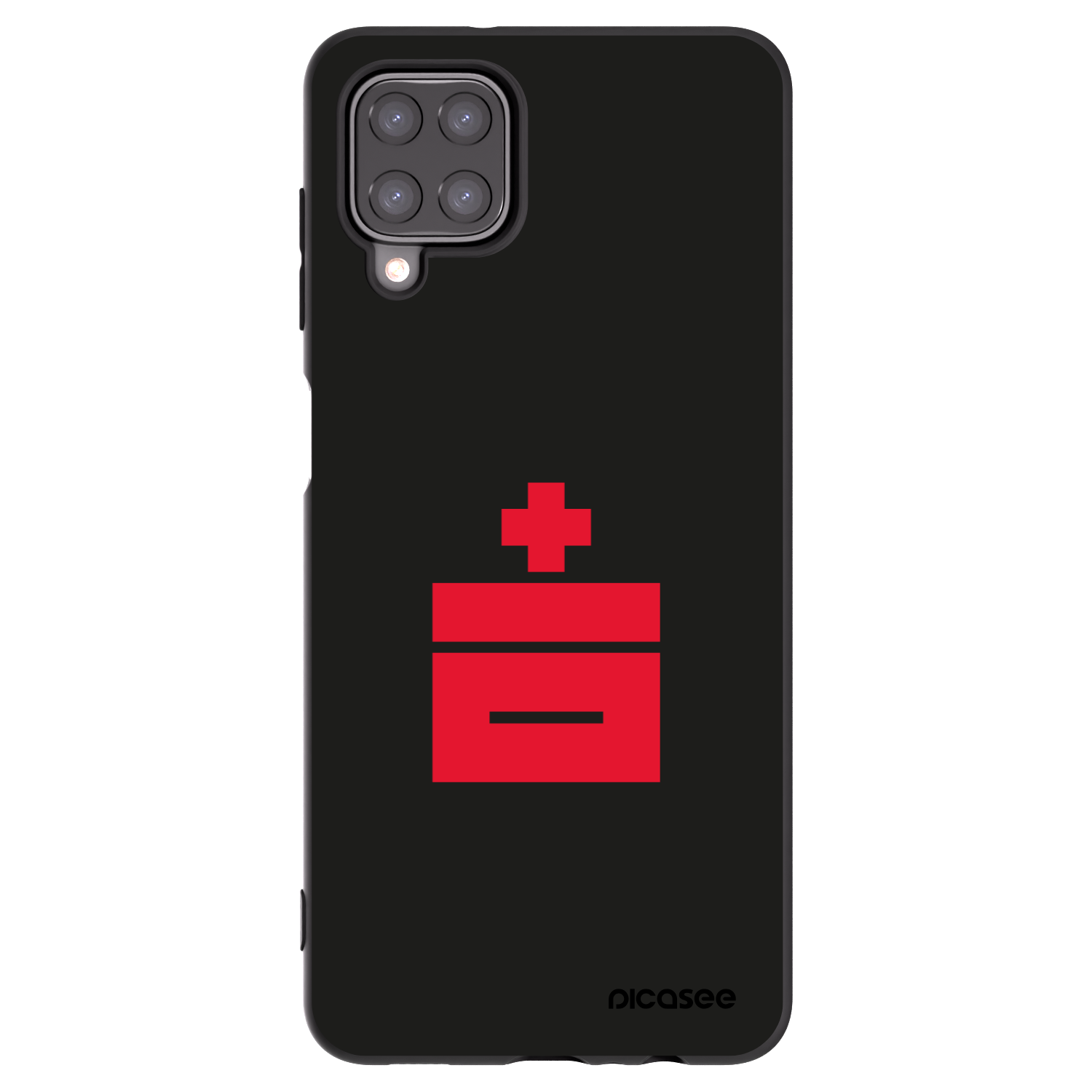 Picasee silikonový černý obal pro Samsung Galaxy A12 A125F - Le Plastenciaga