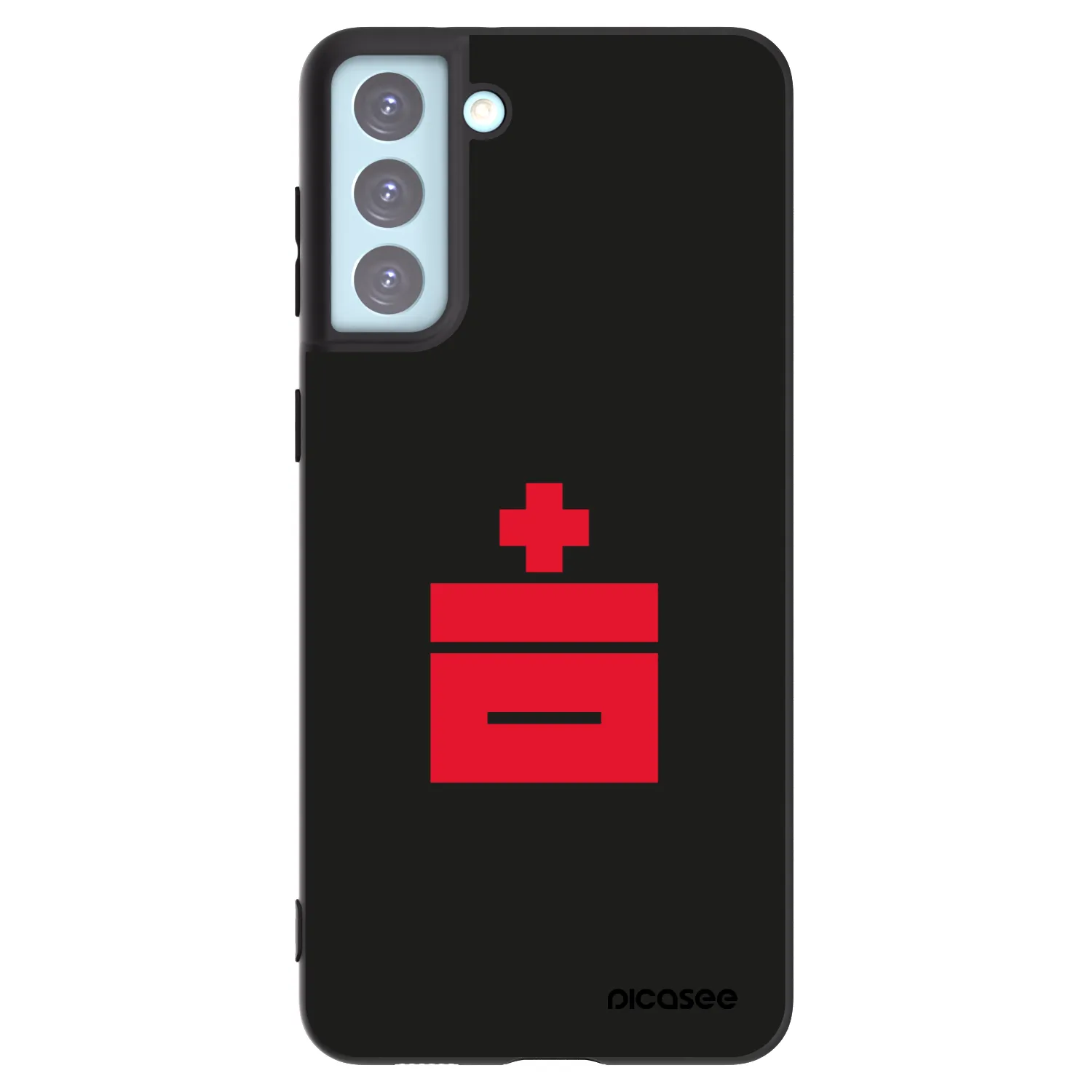 Picasee silikonový černý obal pro Samsung Galaxy S21+ 5G G996F - Le Plastenciaga