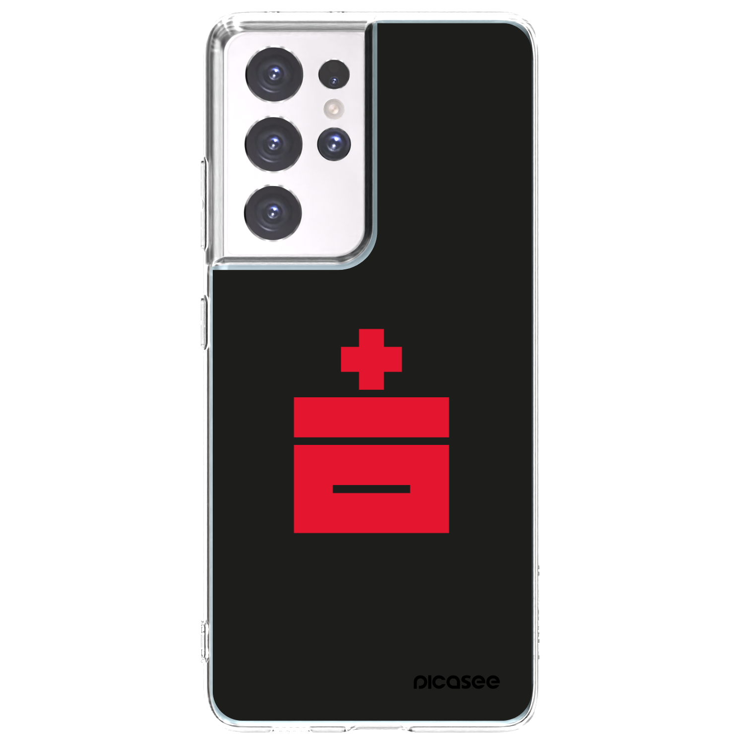 Picasee silikonový průhledný obal pro Samsung Galaxy S21 Ultra 5G G998B - Le Plastenciaga