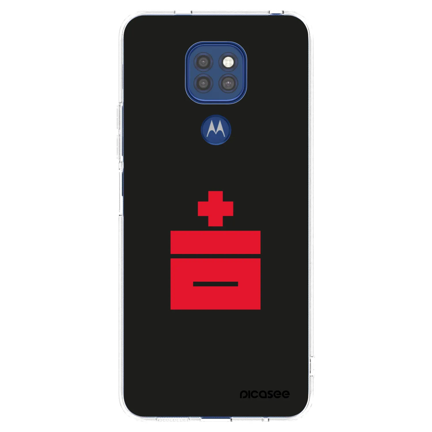 Picasee silikonový průhledný obal pro Motorola Moto G9 Play - Le Plastenciaga