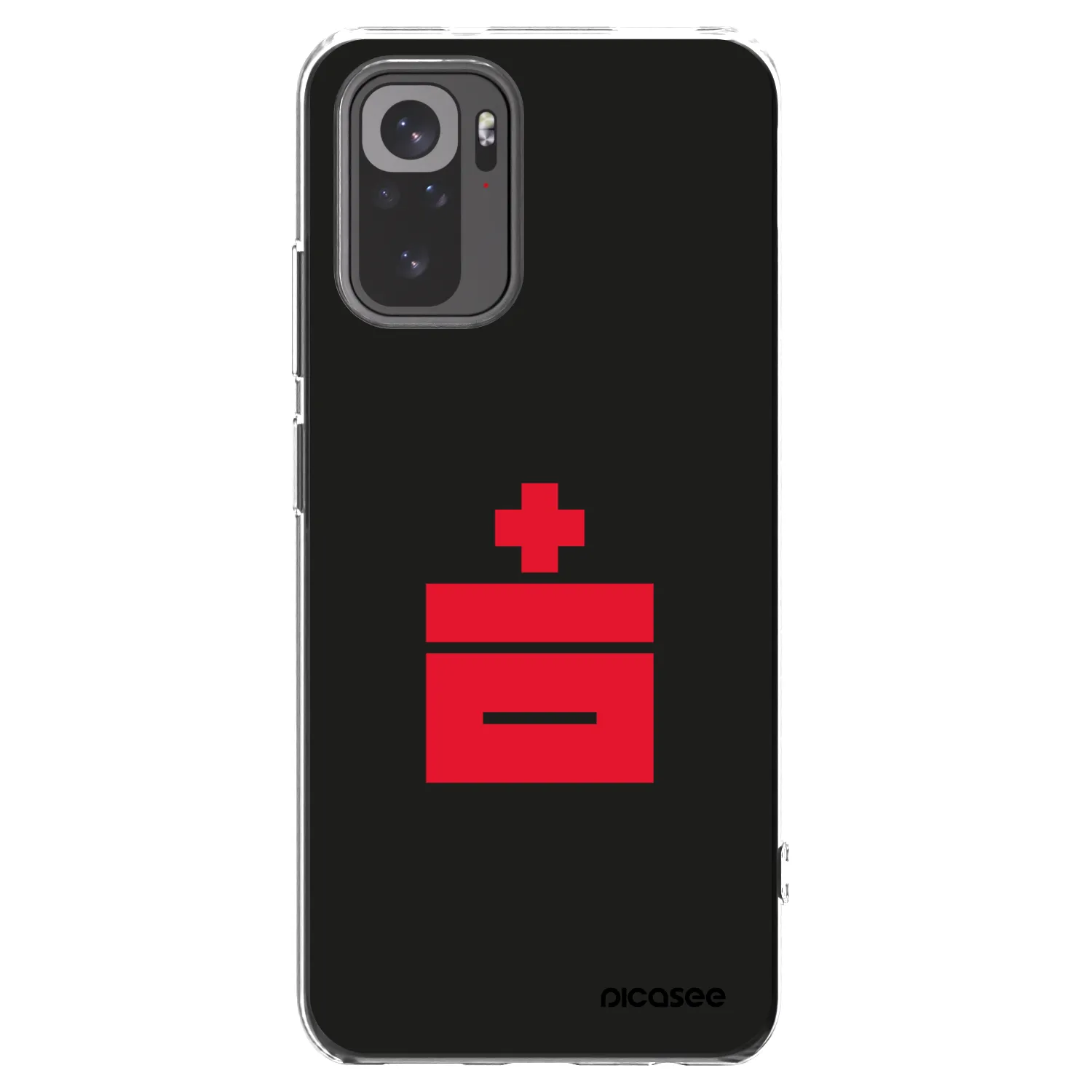 Picasee silikonový průhledný obal pro Xiaomi Redmi Note 10 - Le Plastenciaga