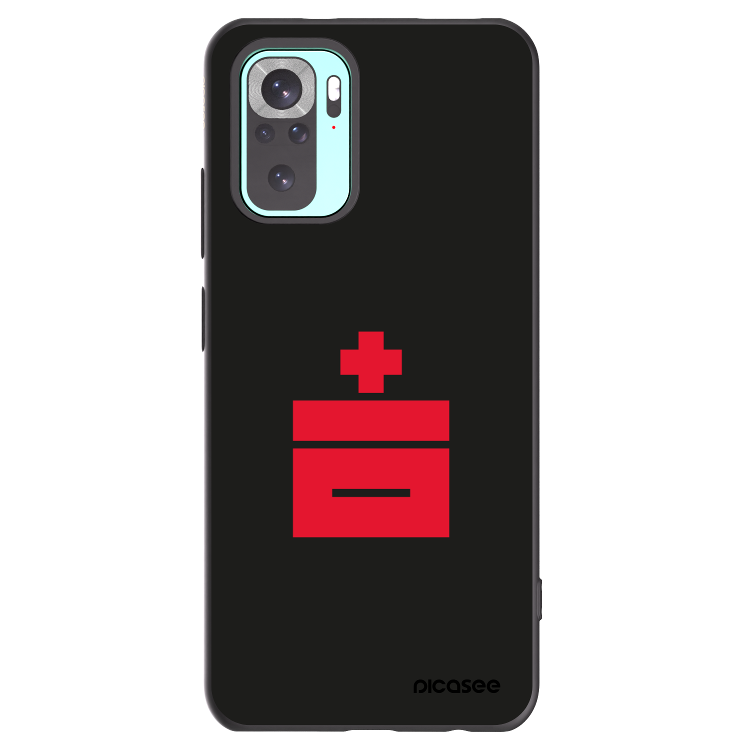 Picasee silikonový černý obal pro Xiaomi Redmi Note 10 Pro - Le Plastenciaga