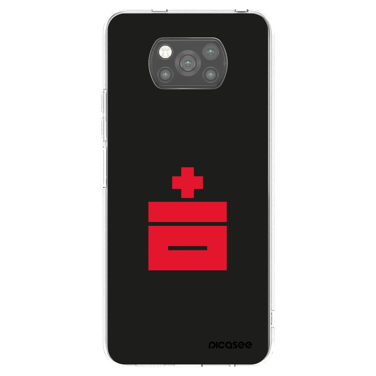 Picasee silikonový černý obal pro Xiaomi Poco X3 Pro - Le Plastenciaga