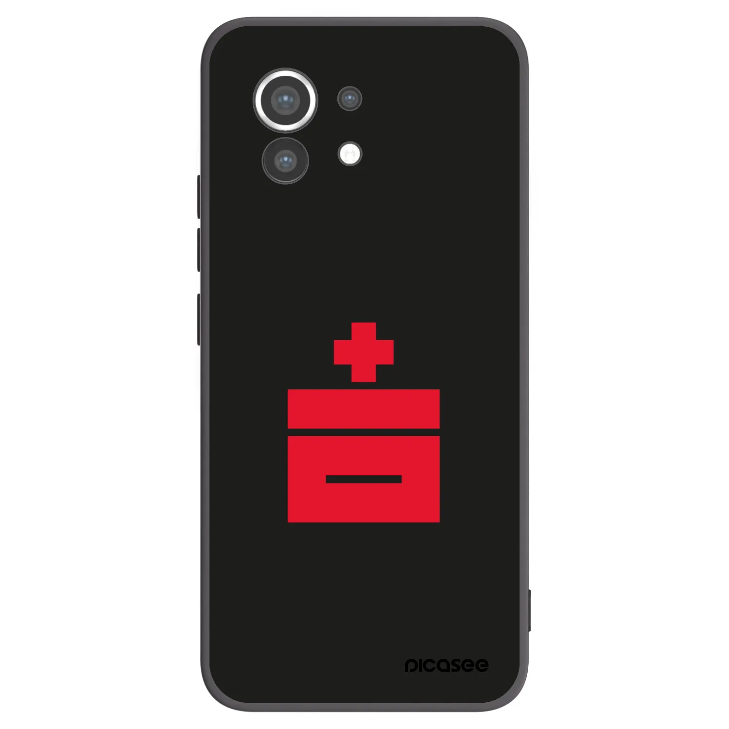 Picasee silikonový černý obal pro Xiaomi Mi 11 - Le Plastenciaga