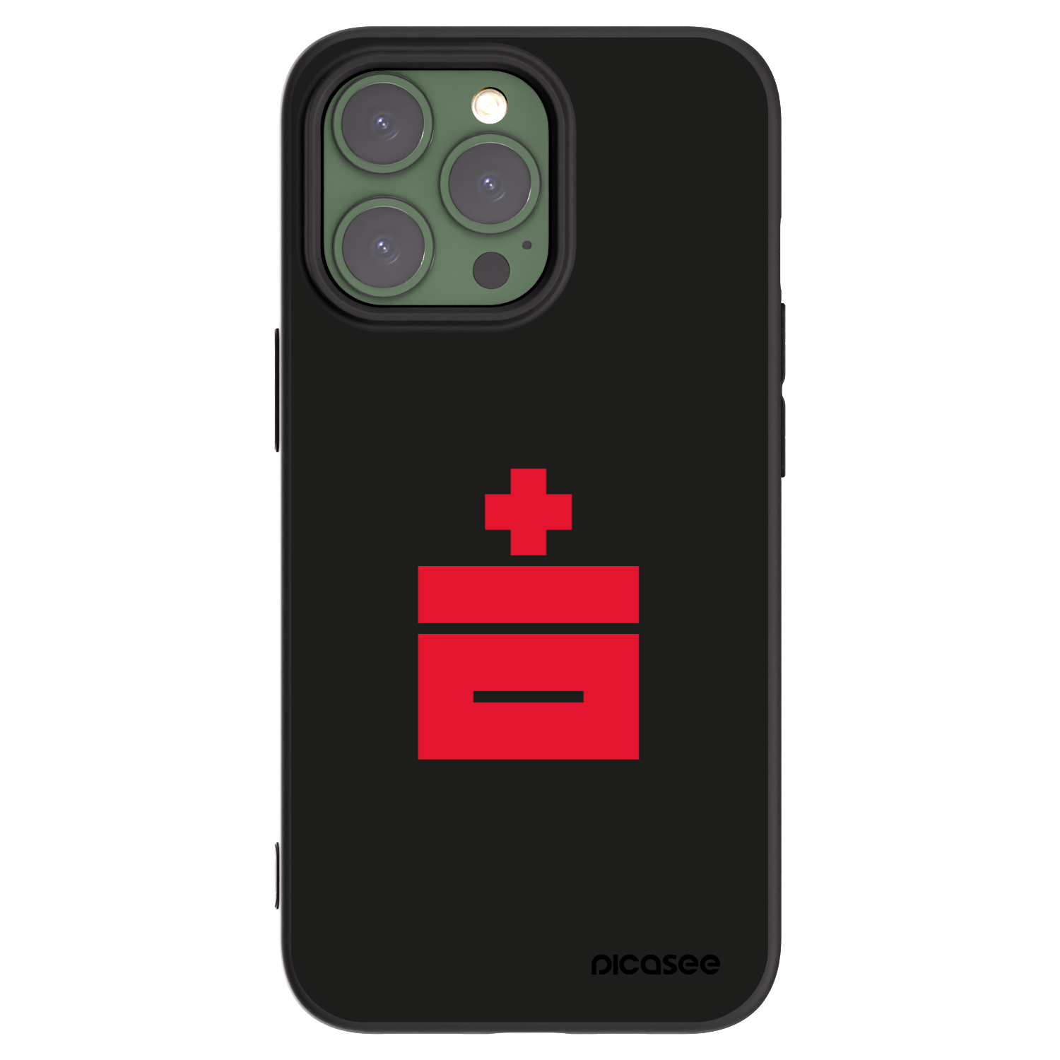 Picasee silikonový černý obal pro Apple iPhone 13 Pro - Le Plastenciaga