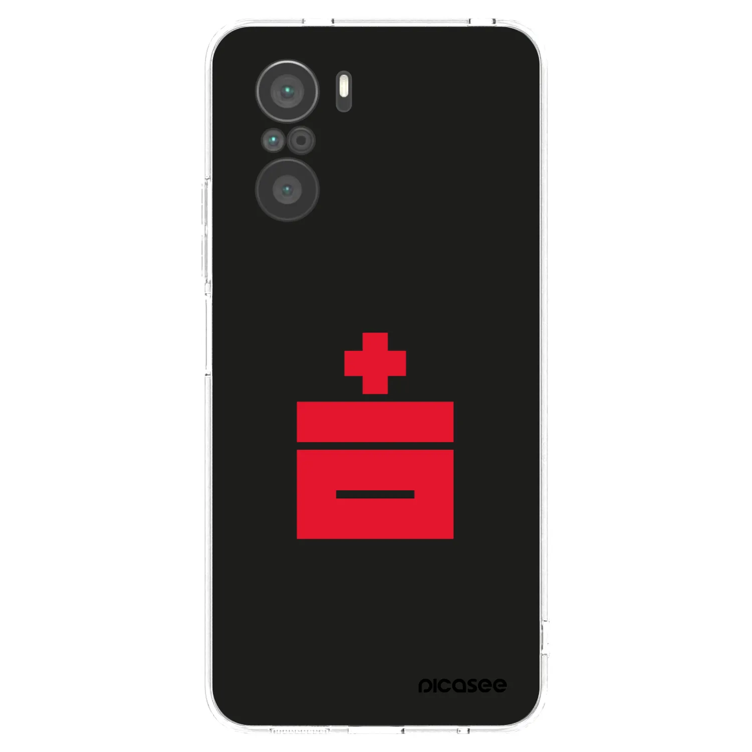 Picasee silikonový průhledný obal pro Xiaomi Poco F3 - Le Plastenciaga