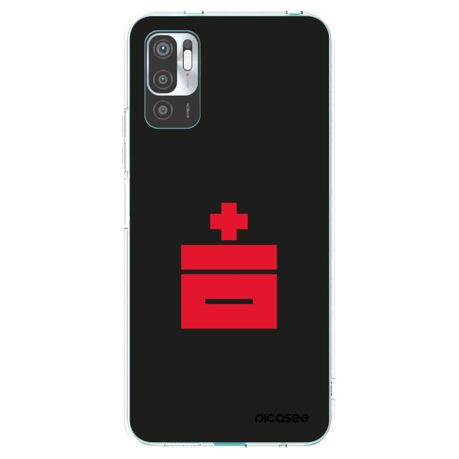 Picasee silikonový průhledný obal pro Xiaomi Redmi Note 10 5G - Le Plastenciaga