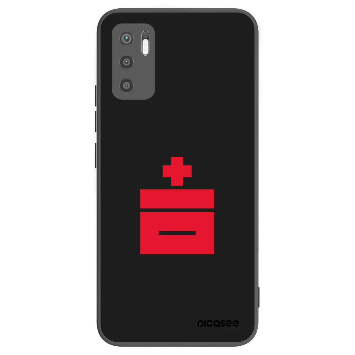 Picasee silikonový černý obal pro Xiaomi Redmi Note 10 5G - Le Plastenciaga