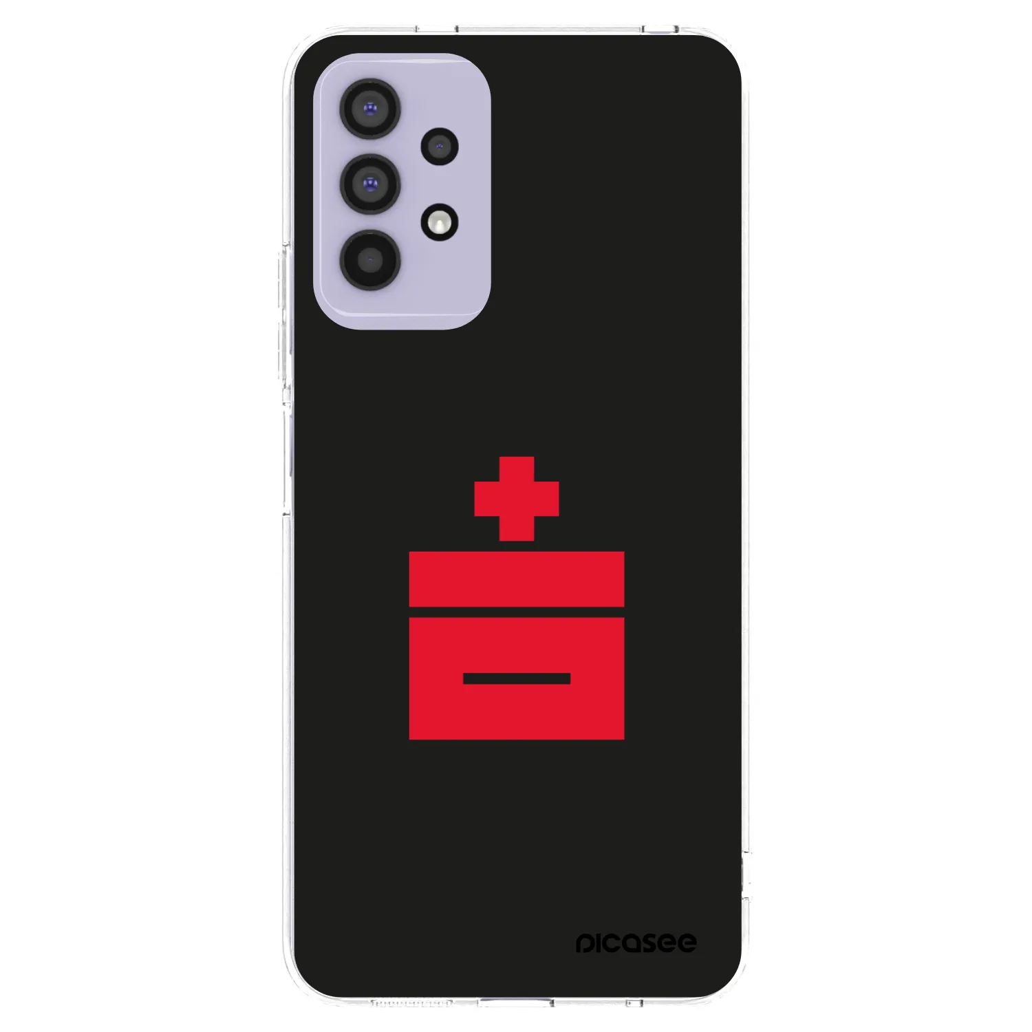 Picasee silikonový průhledný obal pro Samsung Galaxy A32 4G SM-A325F - Le Plastenciaga