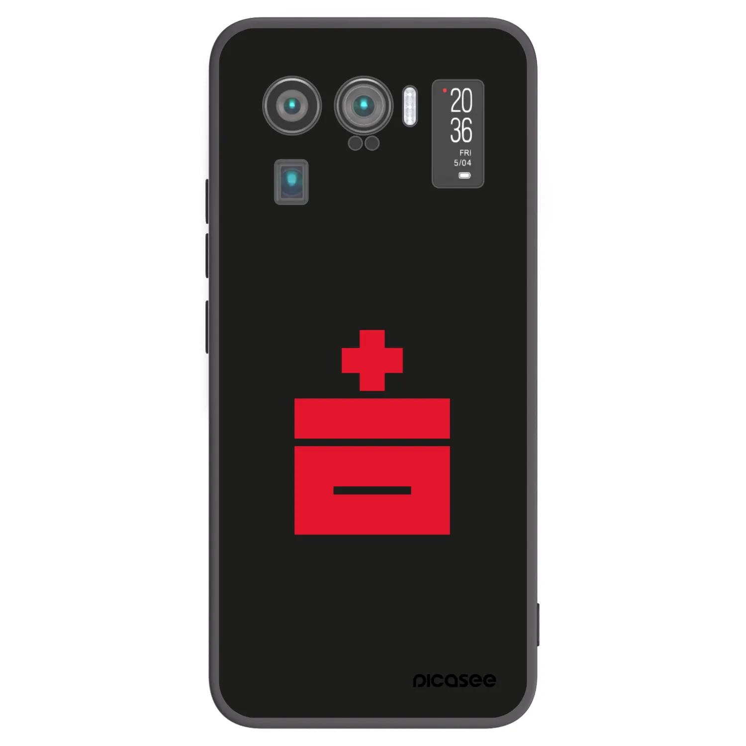 Picasee silikonový černý obal pro Xiaomi Mi 11 Ultra - Le Plastenciaga
