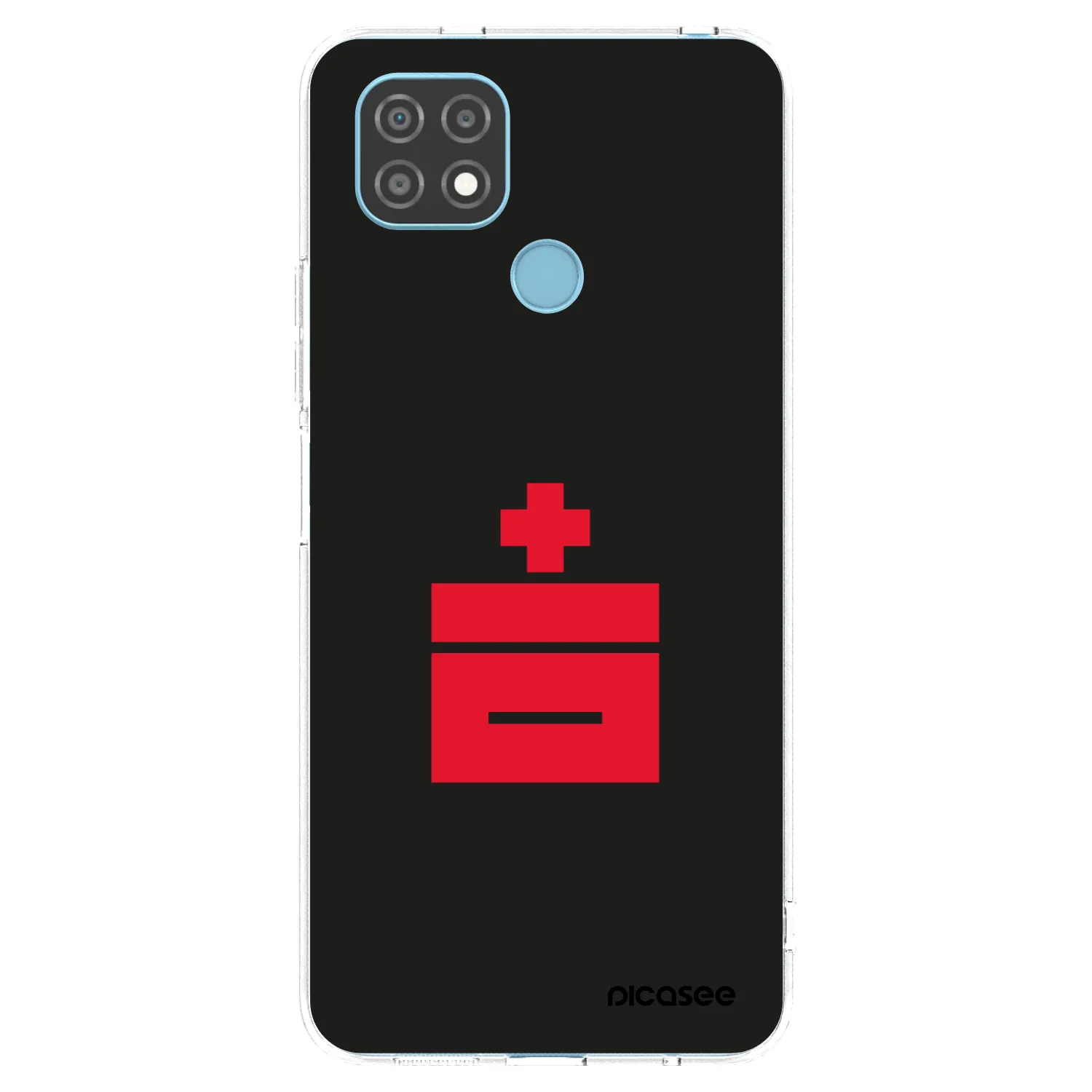 Picasee silikonový průhledný obal pro Realme C21 - Le Plastenciaga