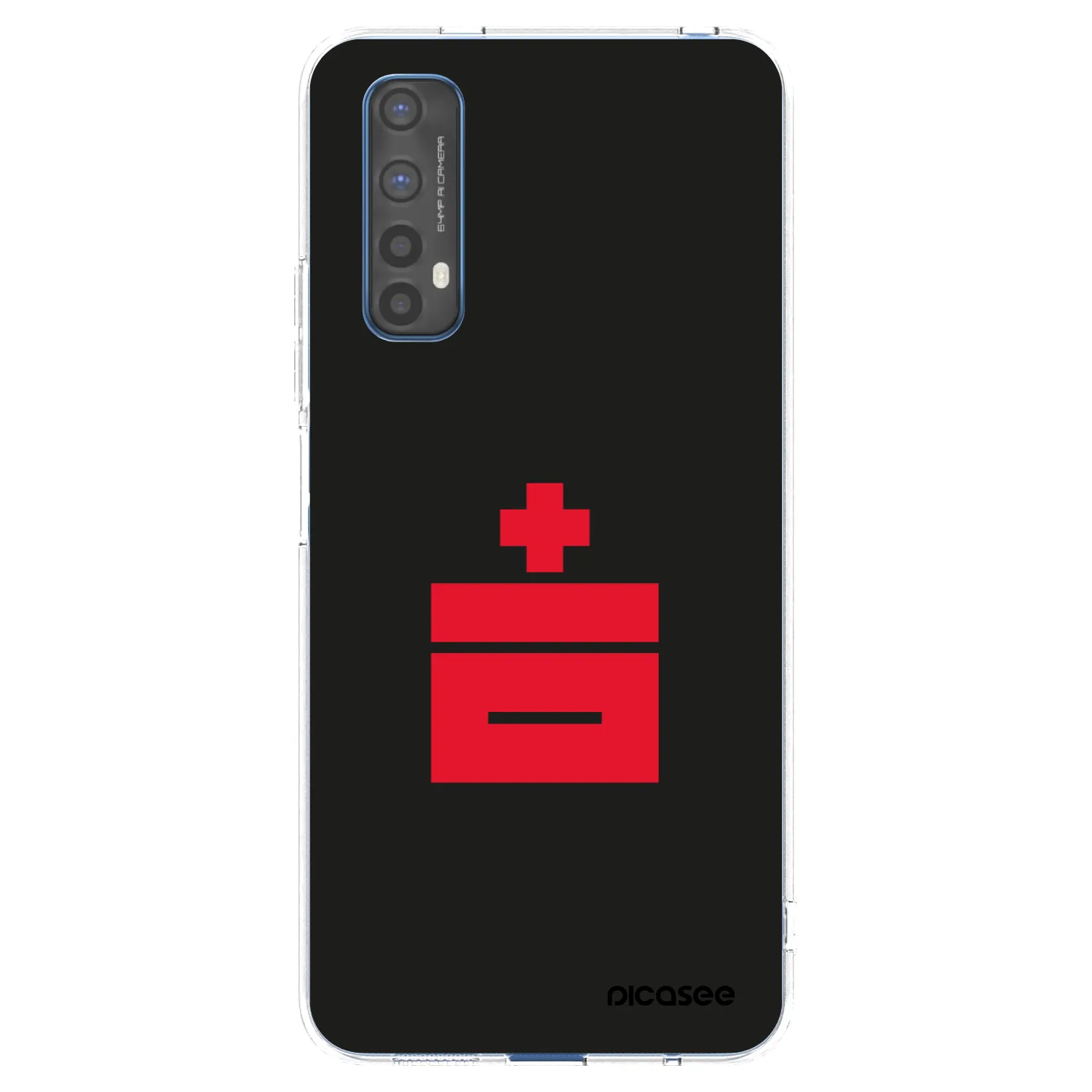 Picasee silikonový průhledný obal pro Realme 7 - Le Plastenciaga