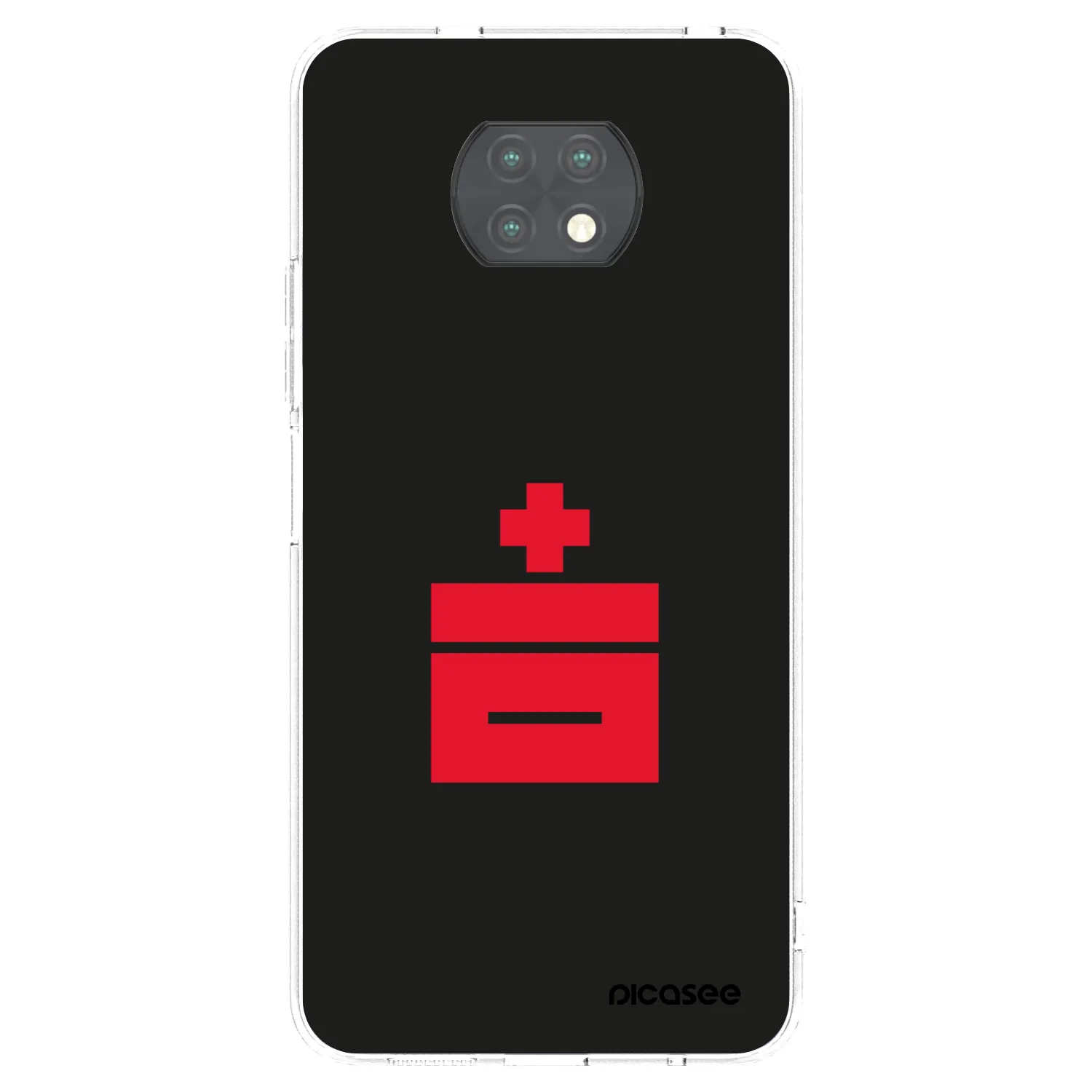Picasee silikonový průhledný obal pro Xiaomi Redmi Note 9T - Le Plastenciaga