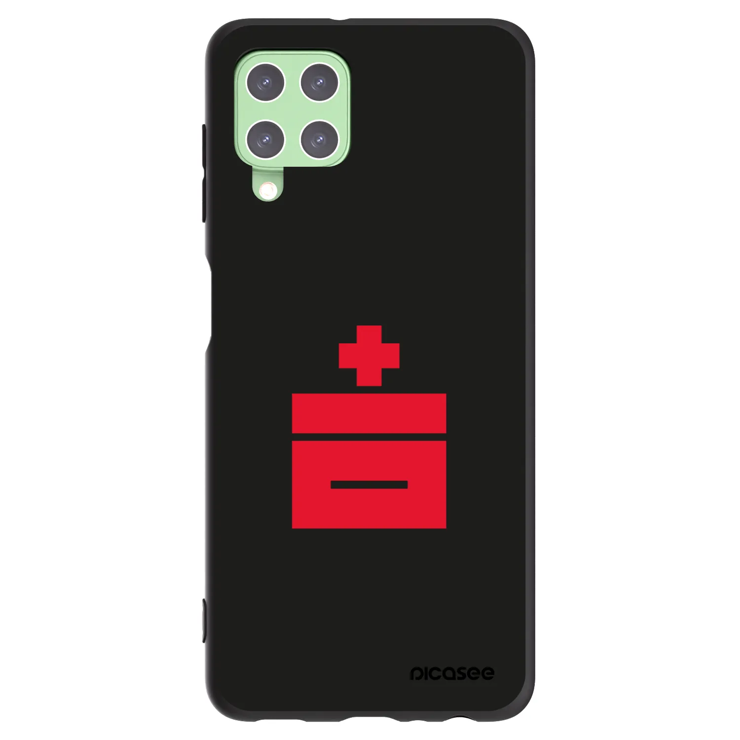 Picasee silikonový černý obal pro Samsung Galaxy A22 A225F 4G - Le Plastenciaga