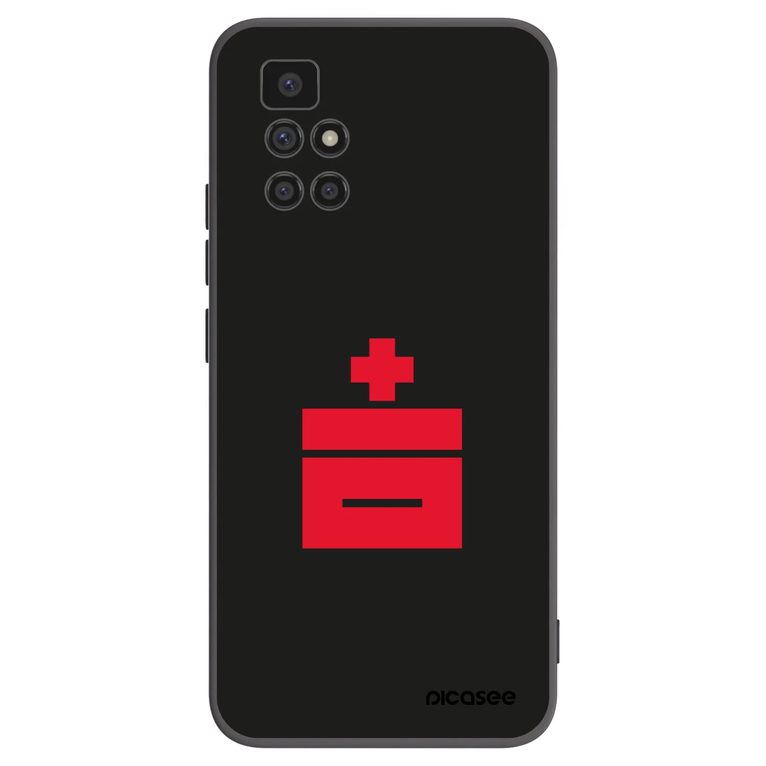 Picasee silikonový černý obal pro Xiaomi Redmi 10 - Le Plastenciaga