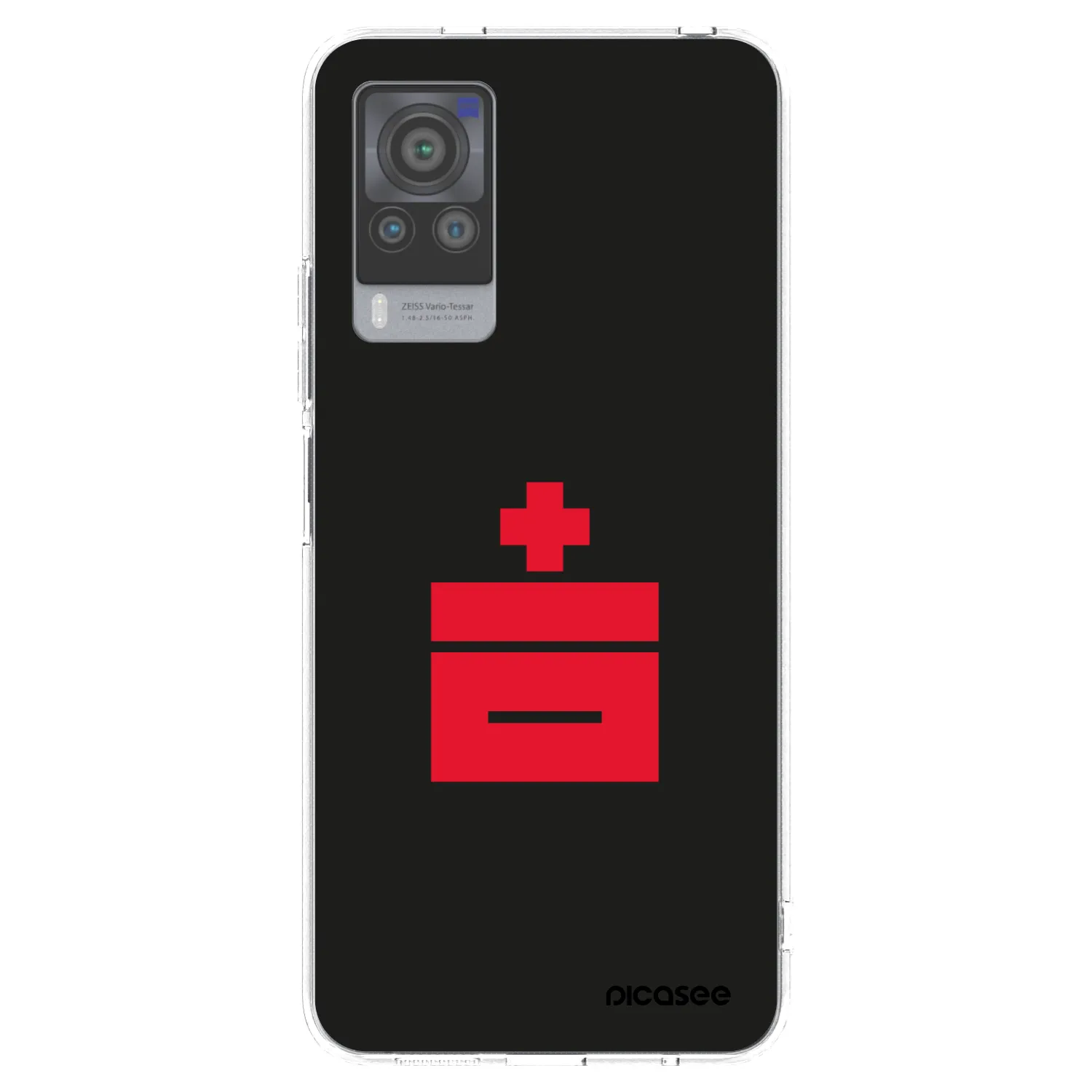 Picasee silikonový průhledný obal pro Vivo X60 Pro 5G - Le Plastenciaga