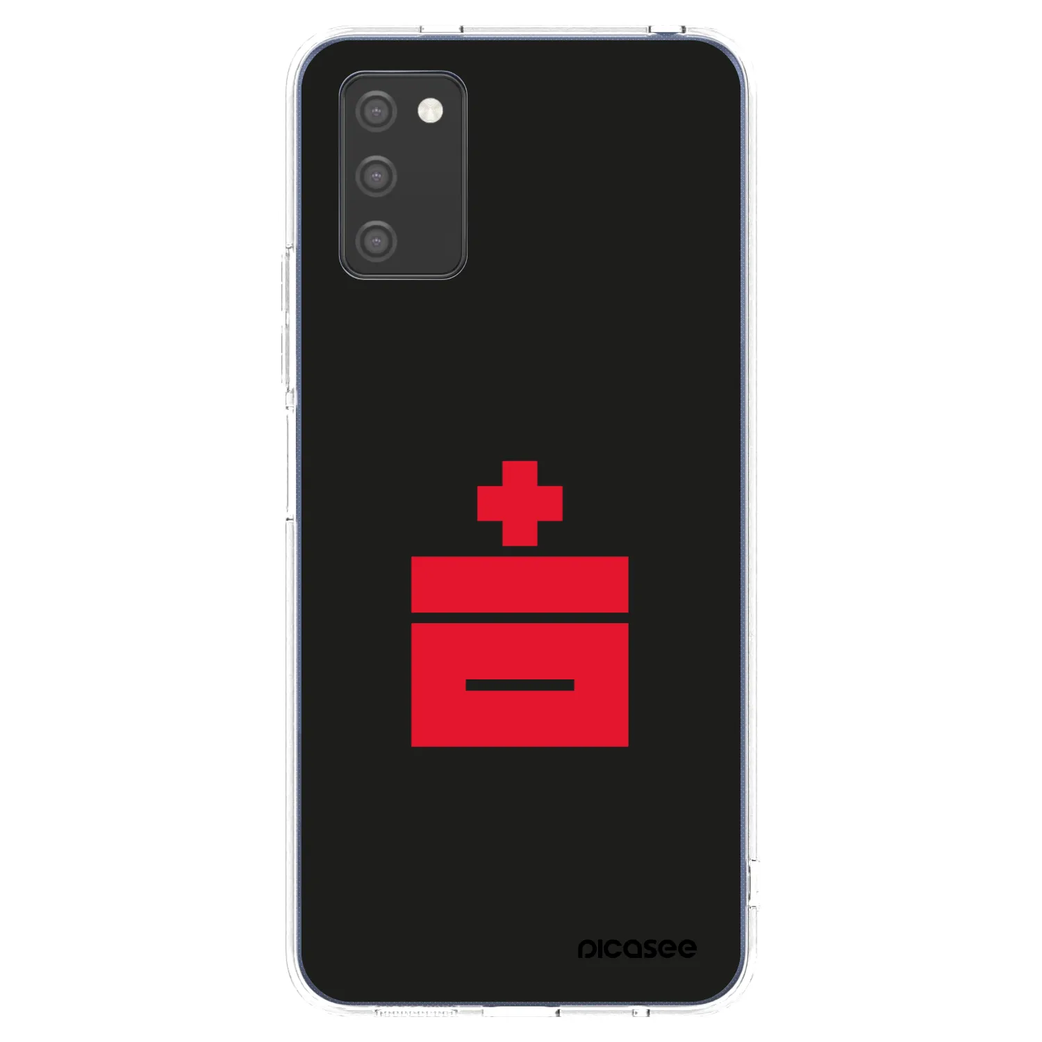 Picasee silikonový průhledný obal pro Samsung Galaxy A03s A037G - Le Plastenciaga