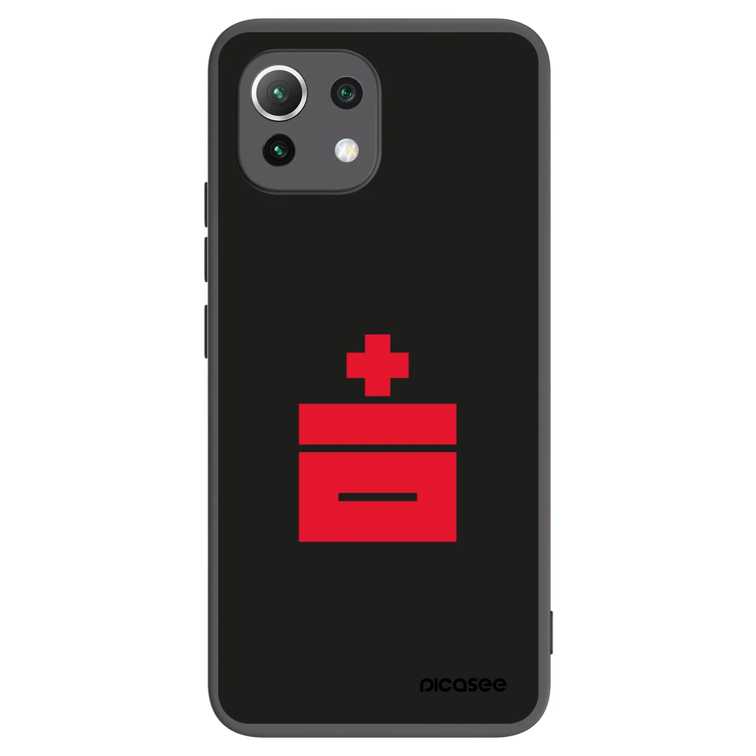 Picasee silikonový černý obal pro Xiaomi 11 Lite 5G NE - Le Plastenciaga