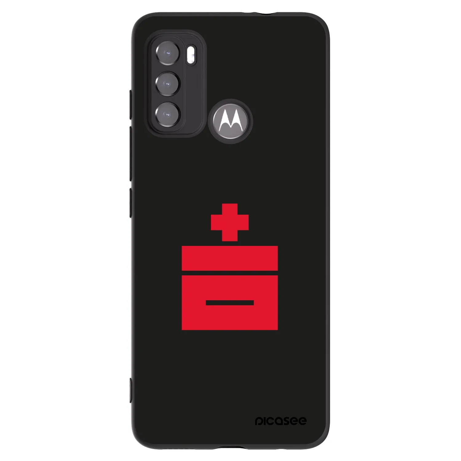 Picasee silikonový černý obal pro Motorola Moto G60 - Le Plastenciaga