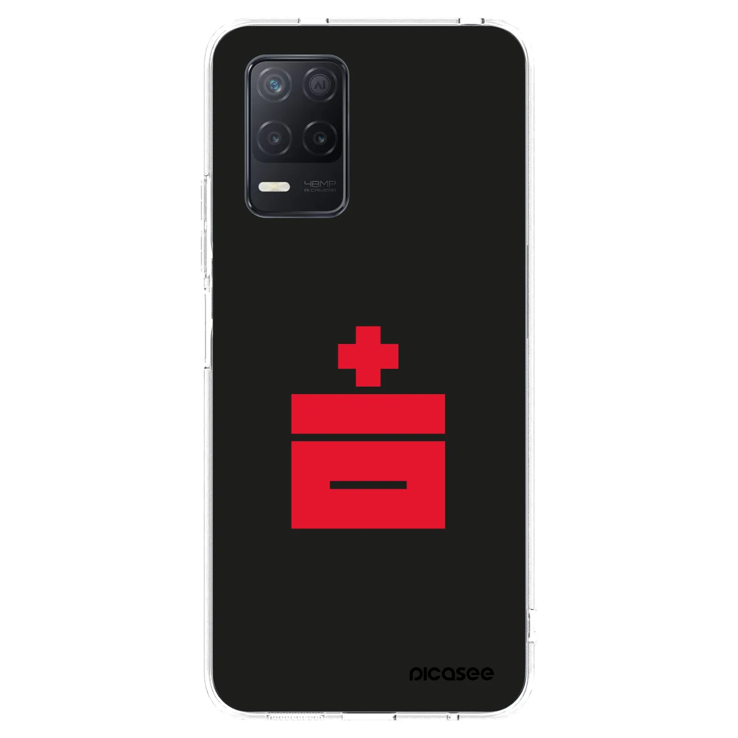 Picasee silikonový průhledný obal pro Realme 8 5G - Le Plastenciaga